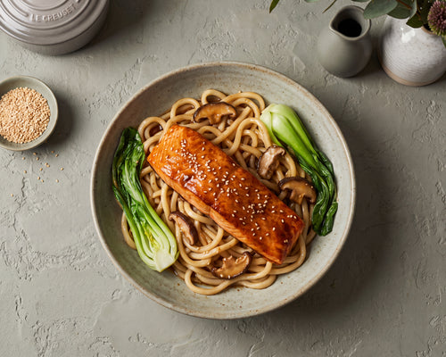 Teriyaki Salmon Noodles