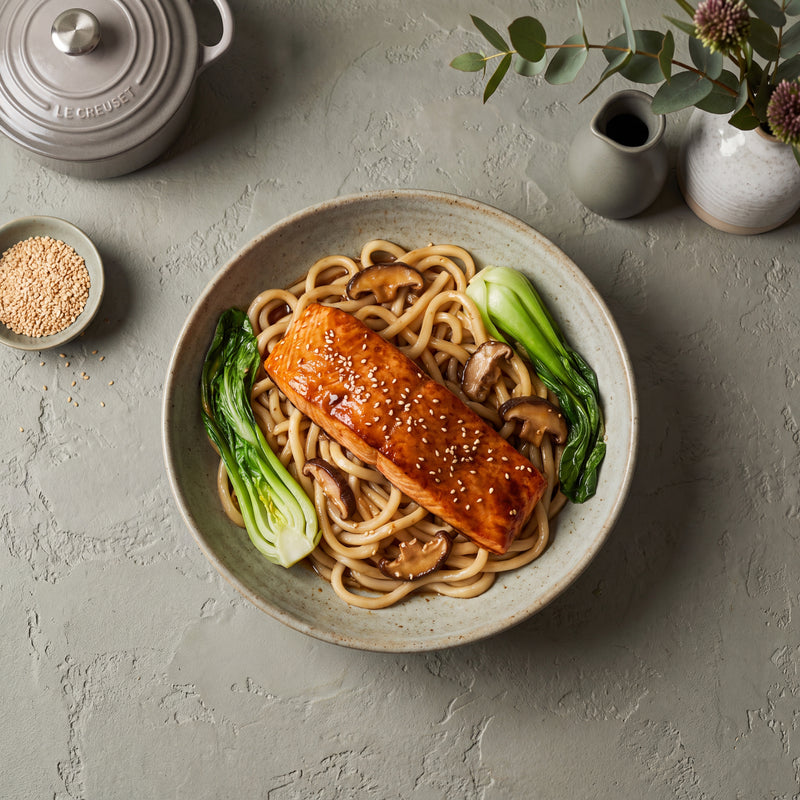 Teriyaki Salmon Noodles