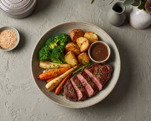 Steak & Roast Potatoes